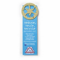 Seed Paper Shape Bookmark - Recycle Symbol Style Shape (2.6"x2.6")